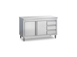 Banco acciaio inox armadiato