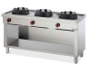 Cucine wok gas monofronte 2/3 fuochi